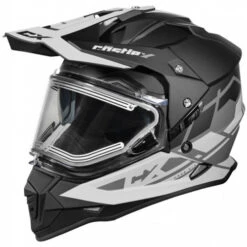Castle X Mode Trance Helmet - Electric Shield -Motorcycle Helmet Store castle x cxmode trance helmet electric shield black silver 13265.1667454919