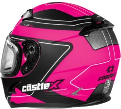 Castle X Youth CX360 Atlas Helmet 19 Castle X Youth CX360 Atlas Helmet -Motorcycle Helmet Store castle x youth cx 360 atlas helmet matte pink glo black back 38259.1674681430