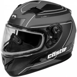 Castle X CX360 Atlas Youth Helmet - Dual Shield -Motorcycle Helmet Store castle x youth cx360 atlas helmet dual shield grey white black 93240.1667727222