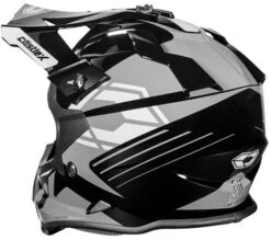 Castle X Youth Mode MX Sector Helmet -Motorcycle Helmet Store castle x youth mode mx sector helmet black back 90788.1674682111