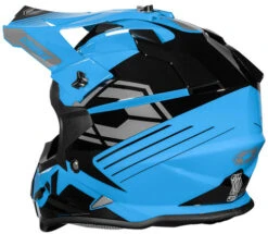Castle X Youth Mode MX Sector Helmet -Motorcycle Helmet Store castle x youth mode mx sector helmet blue back 07340.1674863731