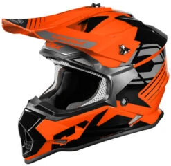 Castle X Youth Mode MX Sector Helmet -Motorcycle Helmet Store castle x youth mode mx sector helmet matte flo orange 29074.1674682384