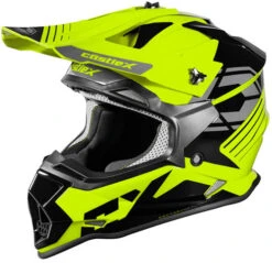 Castle X Youth Mode MX Sector Helmet -Motorcycle Helmet Store castle x youth mode mx sector helmet matte hi vis 65589.1674682475