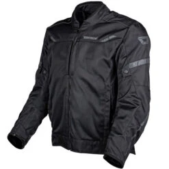 Cortech Aero-Flo Air Mens Jacket -Motorcycle Helmet Store cortech aero flo air jacket black front left 40439.1675816763