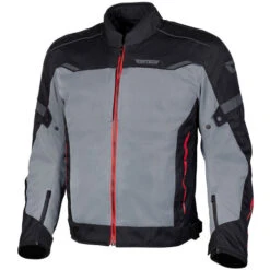 Cortech Aero-Flo Air Mens Jacket -Motorcycle Helmet Store cortech aero flo air jacket black red front left 96363.1675816763