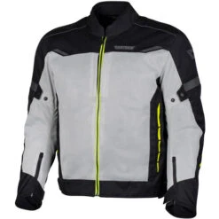 Cortech Aero-Flo Air Mens Jacket -Motorcycle Helmet Store cortech aero flo air jacket hi vis black front left 04354.1675816763