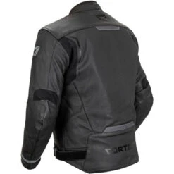 Cortech Chicane Jacket -Motorcycle Helmet Store cortech chicane leather jacket black back left 86887.1675819204