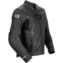 Cortech Chicane Jacket -Motorcycle Helmet Store cortech chicane leather jacket black front right 75476.1675819204