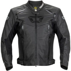 Cortech Chicane Jacket -Motorcycle Helmet Store cortech chicane leather jacket black front 39815.1675819204