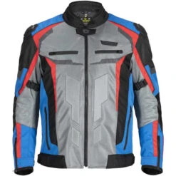 Cortech Hyper-Flo Air Mens Jacket -Motorcycle Helmet Store cortech hyper flo air mens jacket black red gun front 70597.1675818925