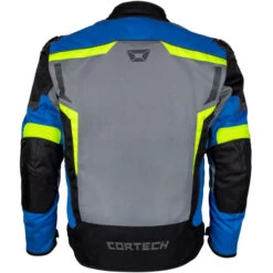 Cortech Hyper-Flo Air Mens Jacket -Motorcycle Helmet Store cortech hyper flo air mens jacket blue hi viz back 98726.1675818925