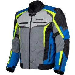 Cortech Hyper-Flo Air Mens Jacket -Motorcycle Helmet Store cortech hyper flo air mens jacket blue hi viz side 66671.1675818925