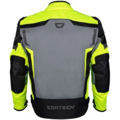 Cortech Hyper-Flo Air Mens Jacket -Motorcycle Helmet Store cortech hyper flo air mens jacket hi viz grey back 88189.1675818925