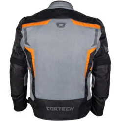 Cortech Hyper-Flo Air Mens Jacket -Motorcycle Helmet Store cortech hyper flo air mens jacket orange gray back 43553.1675818925