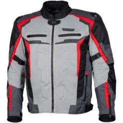 Cortech Hyper-Flo Air Mens Jacket -Motorcycle Helmet Store cortech hyper flo air mens jacket red gray front 09337.1675818924