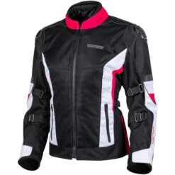Cortech Hyper-Flo Air Womens Jacket -Motorcycle Helmet Store cortech hyper flo air womens jacket rubine front left 16945.1701521774