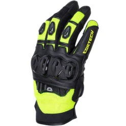 Cortech Hyper-Flo Air Mens Gloves -Motorcycle Helmet Store cortech mens hyperflo gloves hi vis front right 87734.1676072031
