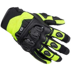 Cortech Hyper-Flo Air Mens Gloves -Motorcycle Helmet Store cortech mens hyperflo gloves hi vis front 62572.1676072027
