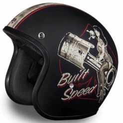 Daytona Cruiser Helmet Built For Speed -Motorcycle Helmet Store daytona cruiser built for speed helmet without visor 53031.1548560405