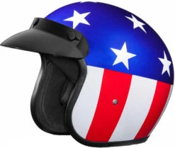 Daytona Cruiser Helmet Captain America -Motorcycle Helmet Store daytona cruiser captain america helmet 03278.1643737627