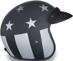 Daytona Cruiser Helmet Captain America -Motorcycle Helmet Store daytona cruiser captain america stealth helmet right 42732.1630474310