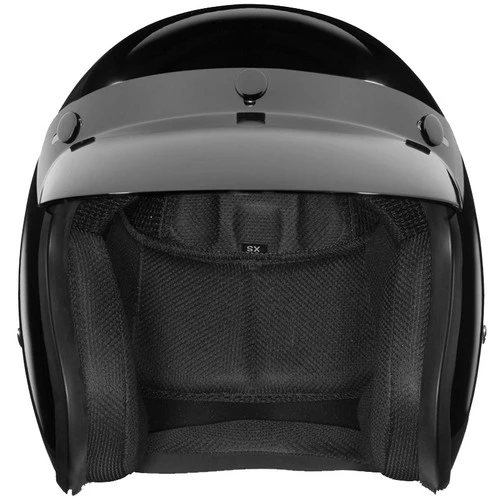 Daytona Cruiser Jr Open Face Helmet Hi Gloss Black 5 Daytona Cruiser Jr Open Face Helmet Hi Gloss Black - Image 3
