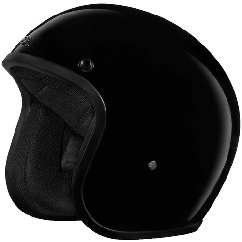 Daytona Cruiser Jr Open Face Helmet Hi Gloss Black 4 Daytona Cruiser Jr Open Face Helmet Hi Gloss Black - Image 2