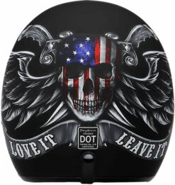 Daytona Cruiser Helmet Love It -Motorcycle Helmet Store daytona cruiser love it helmet back 61555.1630481690