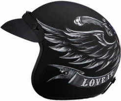 Daytona Cruiser Helmet Love It -Motorcycle Helmet Store daytona cruiser love it helmet left 66748.1517463343