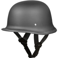 Daytona German Helmet DOT Dull Black