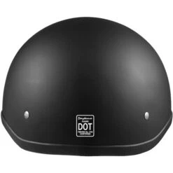 Daytona Hawk DOT Helmet Dull Black -Motorcycle Helmet Store daytona dot hawk helmet dull black back 16661.1690682977