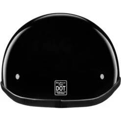 Daytona Hawk DOT Helmet Hi-Gloss Black -Motorcycle Helmet Store daytona dot hawk helmet gloss black back 66391.1690684320