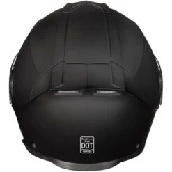 Daytona Glide Helmet Solids -Motorcycle Helmet Store daytona glide helmet dull black back 92978.1548988758