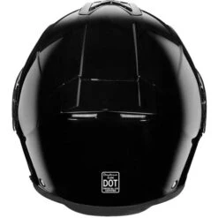 Daytona Glide Helmet Solids -Motorcycle Helmet Store daytona glide helmet gloss black back 92600.1548988791