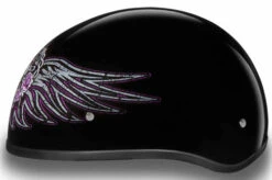 Daytona Skull Cap Helmet Barbed Wire Heart -Motorcycle Helmet Store daytona skull cap barbed wire heart helmet left 60961.1517455085