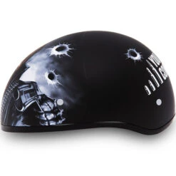 Daytona Skull Cap Come Get 'Em Helmet -Motorcycle Helmet Store daytona skull cap come get em helmet left 97178.1630472729