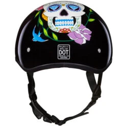 Daytona Skull Cap Helmet Diamond Skulls