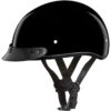 Daytona Skull Cap Helmet Hi-Gloss Black -Motorcycle Helmet Store daytona skull cap helmet gloss black 36349.1690634360