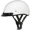 Daytona Skull Cap Helmet Hi-Gloss White -Motorcycle Helmet Store daytona skull cap helmet gloss white 88119.1690636449