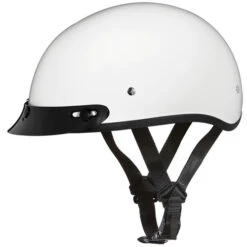 Daytona Skull Cap Helmet Hi-Gloss White