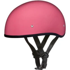 Daytona Skull Cap Helmet W/o Visor Hi-Gloss Pink