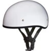Daytona Skull Cap Helmet W/o Visor Hi-Gloss White