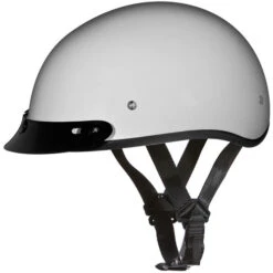 Daytona Skull Cap Helmet Pearl White