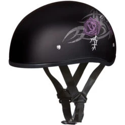 Daytona Skull Cap Helmet Purple Rose 11 Daytona Skull Cap Helmet Purple Rose -Motorcycle Helmet Store daytona skull cap helmet purple rose 66251.1690675571