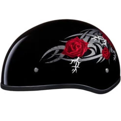 Daytona Skull Cap Helmet Rose -Motorcycle Helmet Store daytona skull cap helmet rose left 22296.1690677129