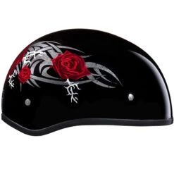 Daytona Skull Cap Helmet Rose -Motorcycle Helmet Store daytona skull cap helmet rose right 30065.1690677132