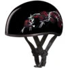 Daytona Skull Cap Helmet Barbed Roses -Motorcycle Helmet Store daytona skull cap helmet with barbed roses 91761.1690639759