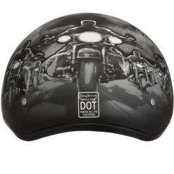 Daytona Skull Cap Helmet Guns -Motorcycle Helmet Store daytona skull cap helmet with guns back 22937.1690673931