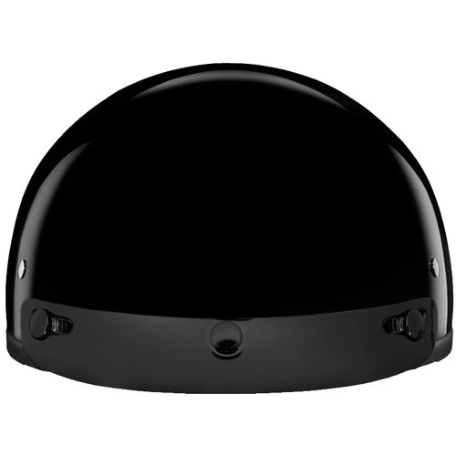 Daytona Skull Cap Jr Helmet Hi Gloss Black 6 Daytona Skull Cap Jr Helmet Hi Gloss Black - Image 4