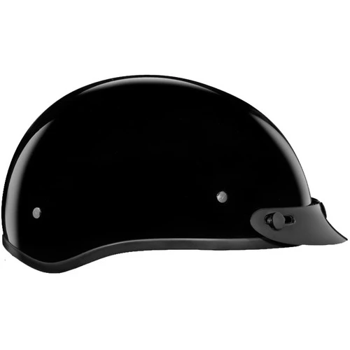 Daytona Skull Cap Jr Helmet Hi Gloss Black 4 Daytona Skull Cap Jr Helmet Hi Gloss Black - Image 2